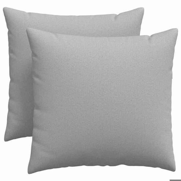 Maison Exclusive - Soffkuddar 2 st tyg Grå moln 50 x 50 cm Molngrå