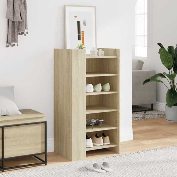 Maison Exclusive - Skoskåp ek sonoma 52x37,5x100 cm