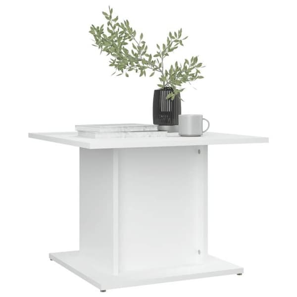 Bord - EKSKLUSIV HUS - 55,5x55,5x40 cm - Hvid - Firkantet - Spånplade Vit