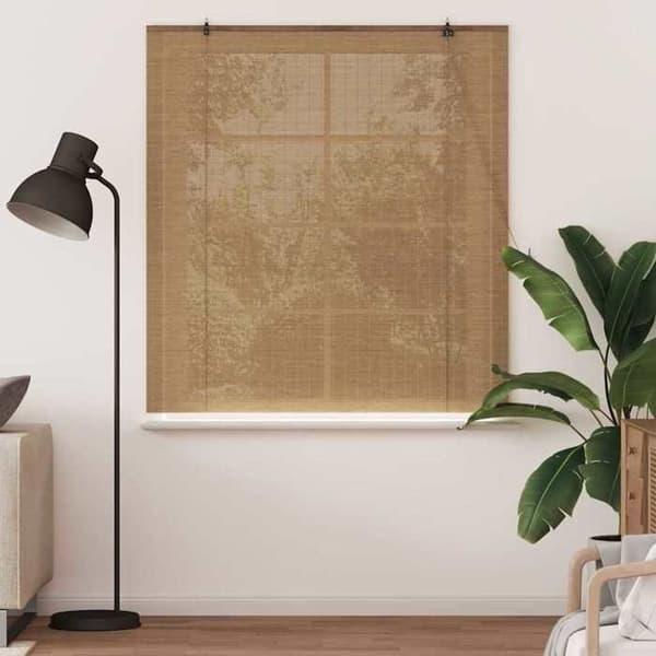 Maison Exclusive - Rullaverho Ruskea 150 x 160 cm Bambusta