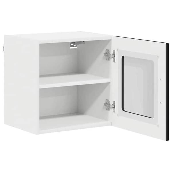 Maison Exclusive - Kalmar 2 stk. opvaskemaskine panel Sort ingeniørtræ Svart