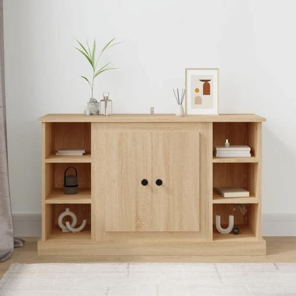 Maison Exclusive - Buffet Eg sonoma 100x35,5x60 cm Ingeniørtræ