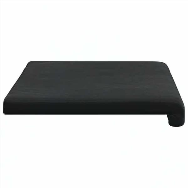 Maison Exclusive - Bænkpude i Sort Velour, Dybde 35 cm