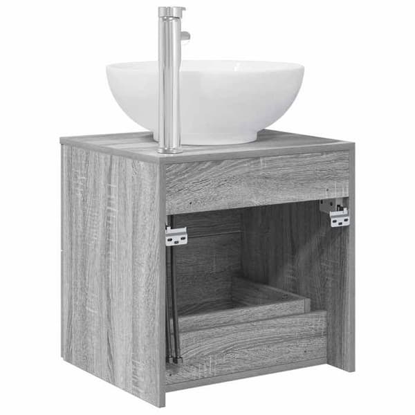 Exklusiv möbel - Väggmonterad handfat Vanity Sonoma grå 49,5 x 44,5 x 66,5 cm