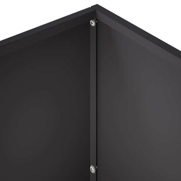 Maison Exclusive - Havekrukke Sort 60 x 30 x 50 cm Koldvalset stål