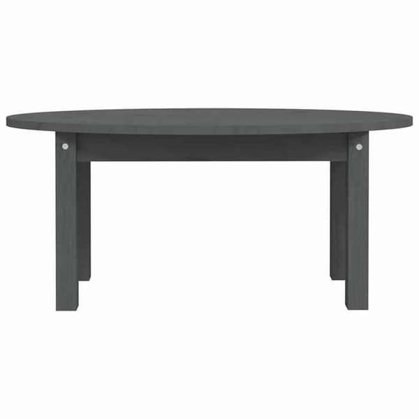 Soffbord - EXKLUSIV HEM - 80x40x35 cm - Grå - Massivt furu - Klassisk stil Grå