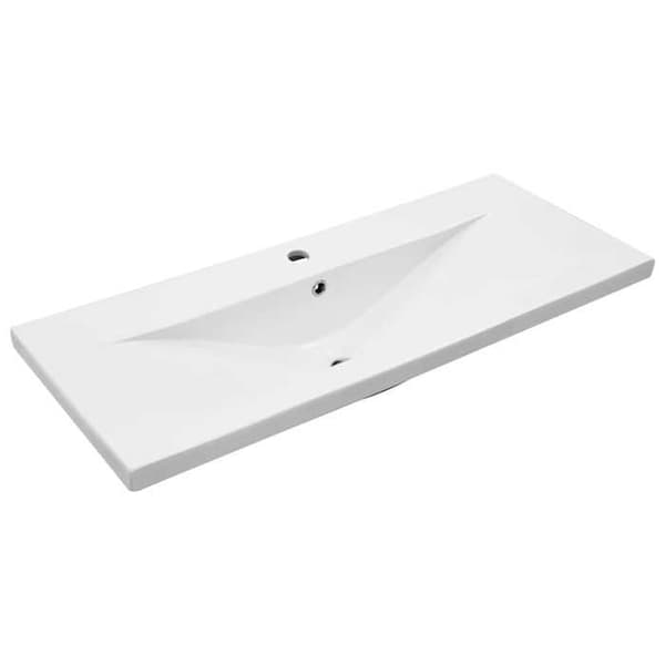 Maison Exclusive - Badeværelsesvaskeskab i sort eg 100 x 39 x 62 cm
