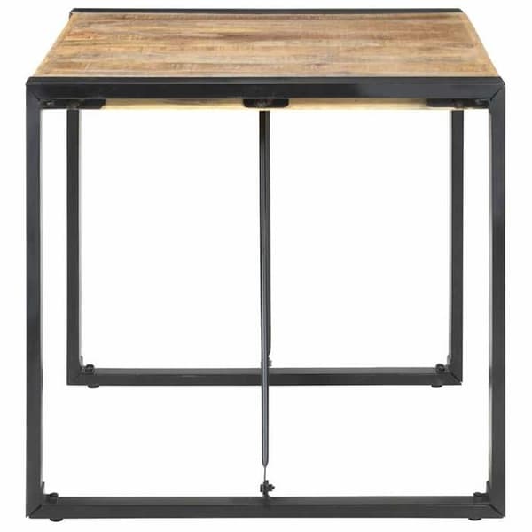 Maison Exclusive - Matbord 80x80x75 cm Rå mangoträ