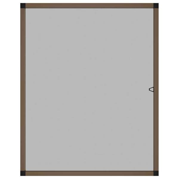Maison Exclusive - Insektnet til vinduer Brun 110 x 130 cm