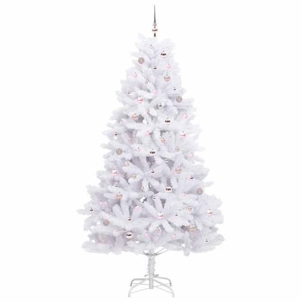 Tekokuusi - EXCLUSIVE KOTI - 240 cm - Valkoinen - LED 8 tilaa - Liikkuvat oksat, USB Vit