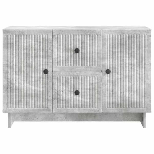 Maison Exclusive - Buffé Grå betong 89 x 34,5 x 60 cm Ingenjörsträ