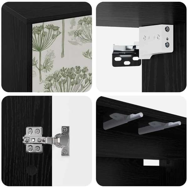 Maison Exclusive - Væghængt TV-møbel GOTHA 102 x 33 x 40 cm Sort eg