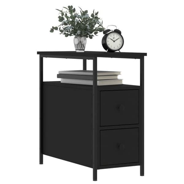 Natteskab - Eksklusiv Hus - Sort - 30x60x60 cm - Robust jernramme Sort