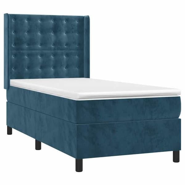 Maison Exclusive - Laudatuki sängynpohja sinisessä patjassa 100x200 cm