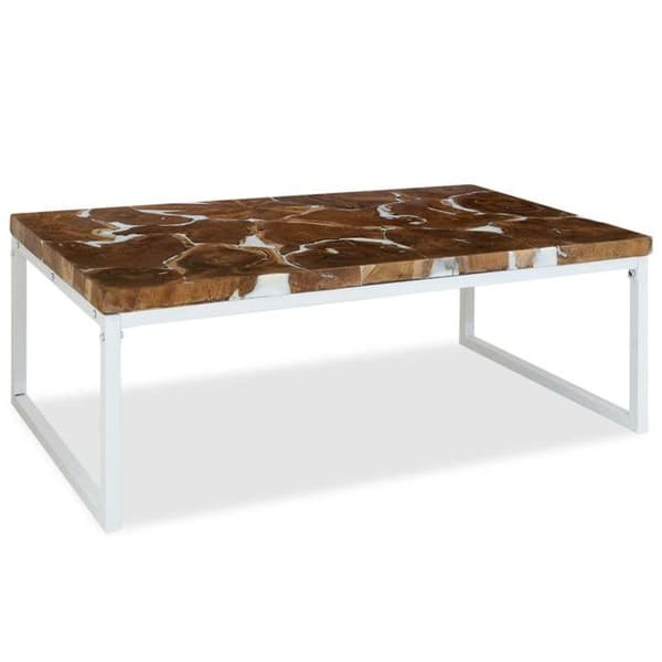 Maison Exclusive - Teak Harpiks Sofabord 110x60x40 cm