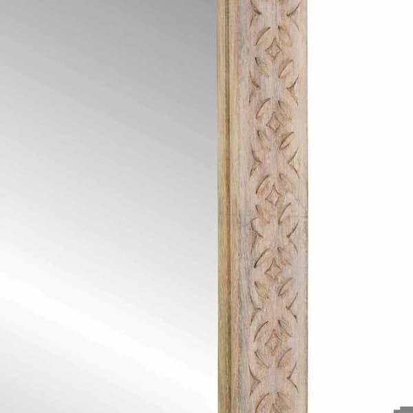 Maison Exclusive - väggspegel Vit 70 x 50 cm Rektangulär