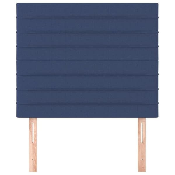 Maison Exclusive - Blå sänggavel 100x5x118/128 cm Tyg Blå