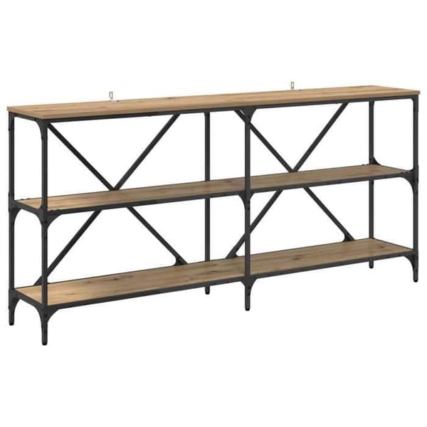 Bordskonsol - MAISON EXCLUSIVE - 160 x 30 x 75 cm - Ingenjörsträ - Hyllor ingår - Nutida