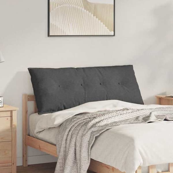 Selkätyyny - MAISON EXCLUSIVE - Maison Exclusive - 120 x 50 cm - Kankainen sametti - Tummanharmaa Mörkgrå