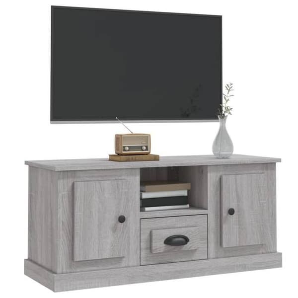 Maison Exclusive - TV-möbel sonoma grå 100x35,5x45 cm ingenjörsträ