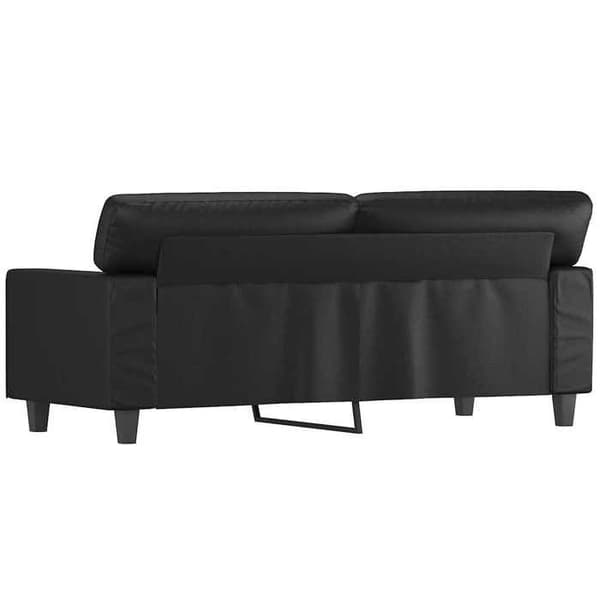 Maison Exclusive - 2-personers Sofa Sort 140 cm Syntetisk Læder