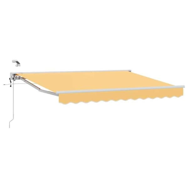 Maison Exclusive - Elektrisk utdragbar markis Sand 4,5 × 3,5 m