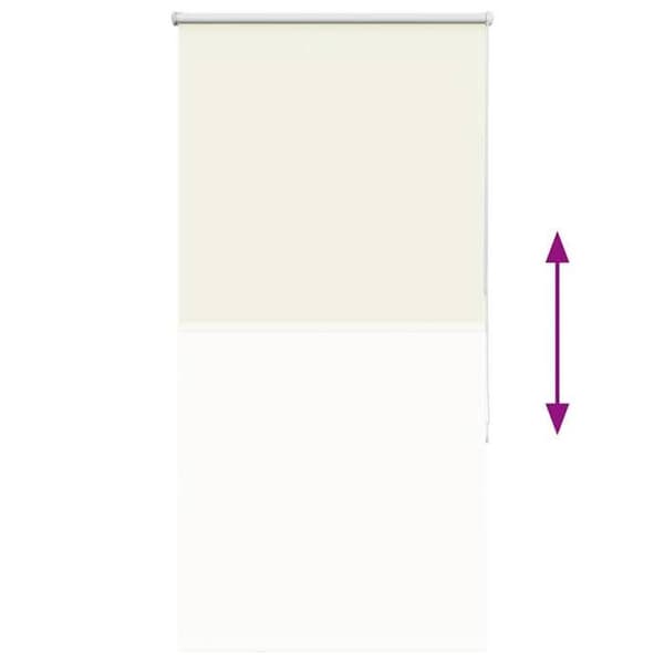 Maison Exclusive - Rullgardin i off-white 70x130cm tygbredd