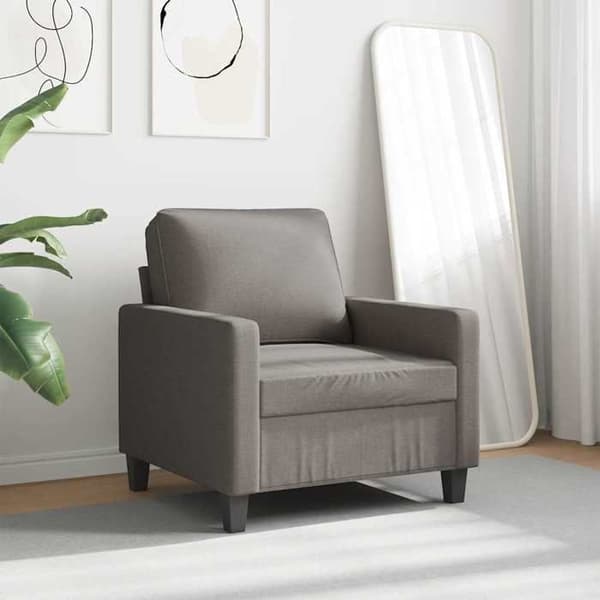 Maison Exclusive - Fåtölj Taupe 60 cm Tyg Mol