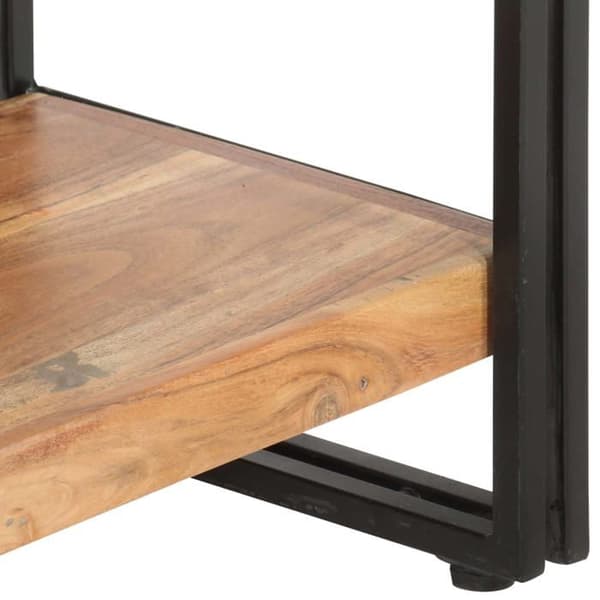 Maison Exclusive - Bibliotek 5 niveauer 90x30x180 cm Solid akacietræ brun