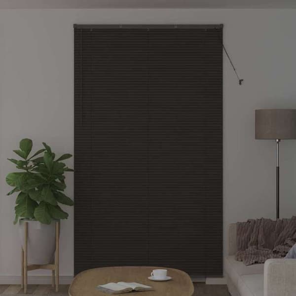 Venezia butik - EKSKLUSIV HUS - Moderne - Mørkegrå - 220 x 135 cm - 25 mm Aluminium lameller Mörkgrå