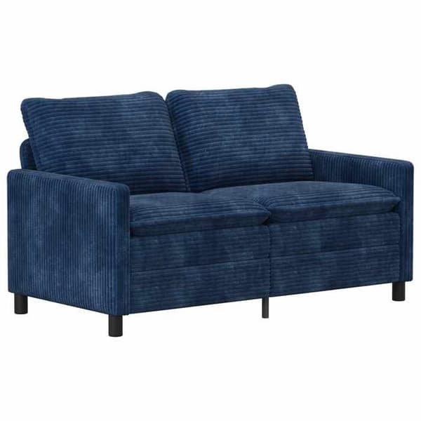 Maison Exclusive - 2 kpl sohvasetti tummansininen polyesteri