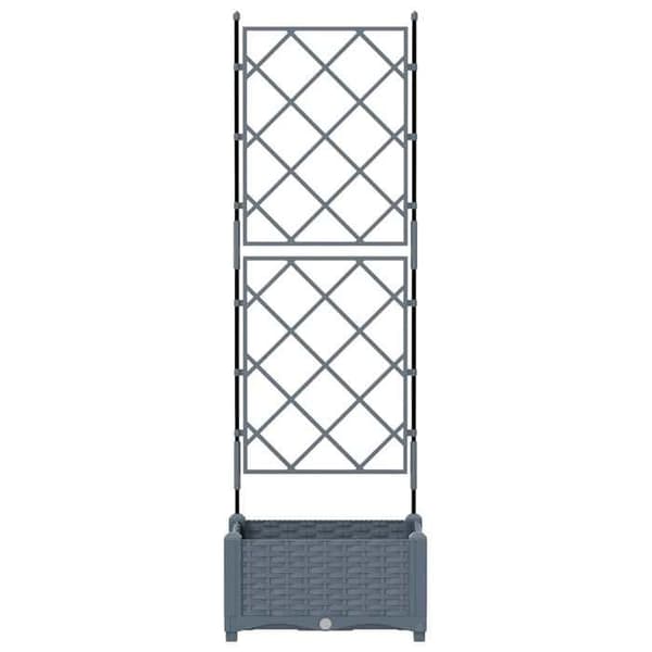 Maison Exclusive - Havekrukke Lys grå 40 x 40 x 125,5 cm PP Ljusgrått