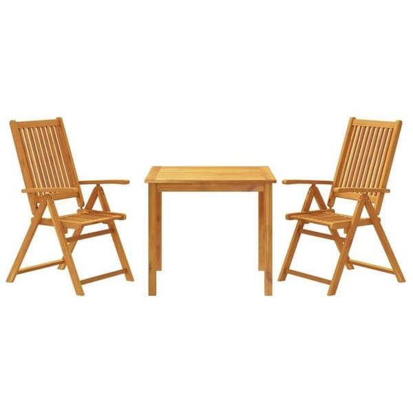 Maison Exclusive - Puutarhakalustesarja 2 hengelle