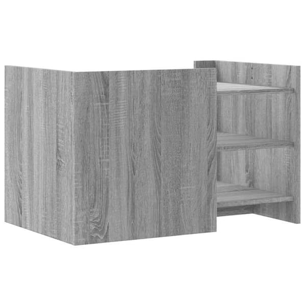 Maison Exclusive - Sofabord sonoma grå 80x50x50 cm ingeniørtræ