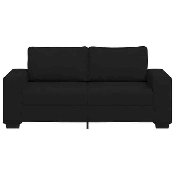 Maison Exclusive - Sort 2-personers sofa 180x77x82 cm stof