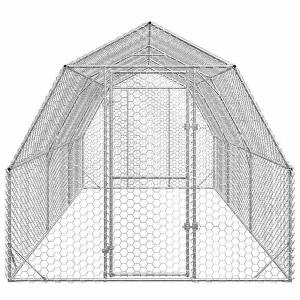 Maison Exclusive - Hönshus 2,5x6x2,25 m galvaniserat stål