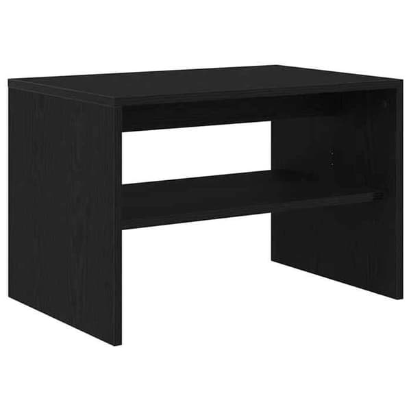 Maison Exclusive - TV-møbel i sort egetræ 60x40x40 cm i ingeniørtræ