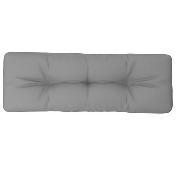 Maison Exclusive - Grå pallkudde 120x40x12 cm tyg