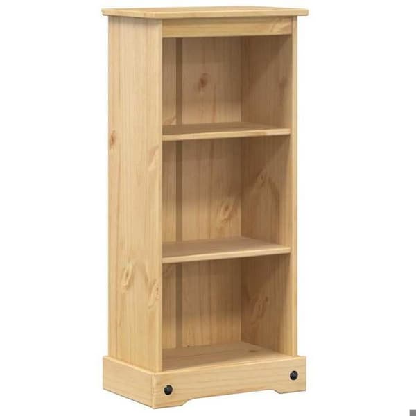 Maison Exclusive - Corona-kirjasto 46x29x100 cm massiivipuusta
