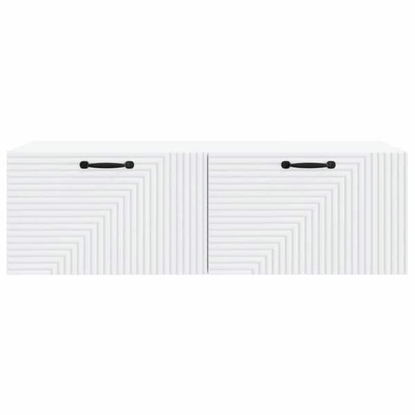Maison Exclusive - Väggmonterad TV-möbel Vit 98 x 41 x 30 cm Ingenjörsträ
