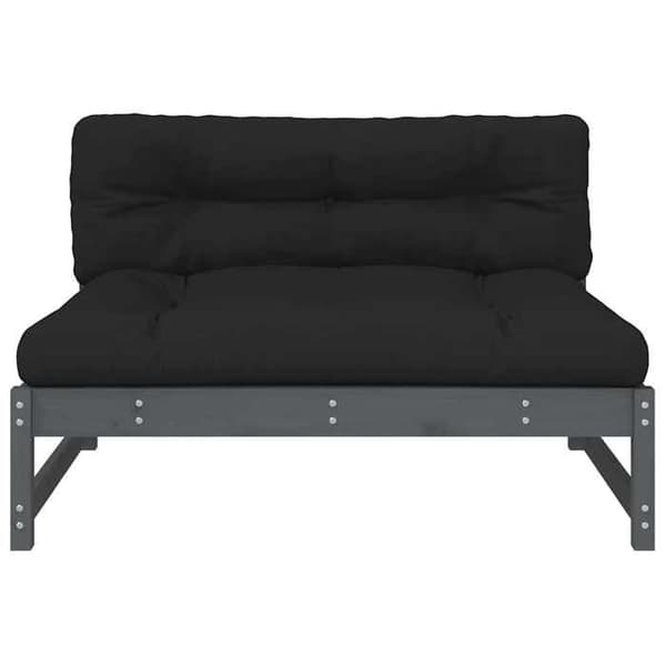 Maison Exclusive - Central soffa 120x80 cm grå massiv furu grå
