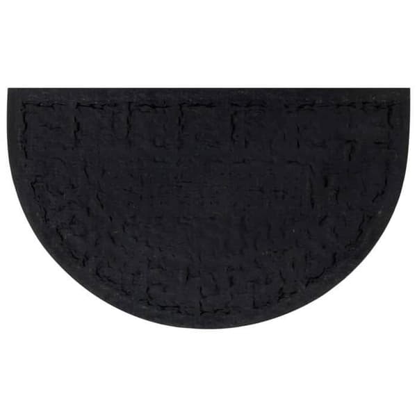 Maison Exclusive - Halvmåne dørmåtte 45x75 cm gummi og kokosfiber