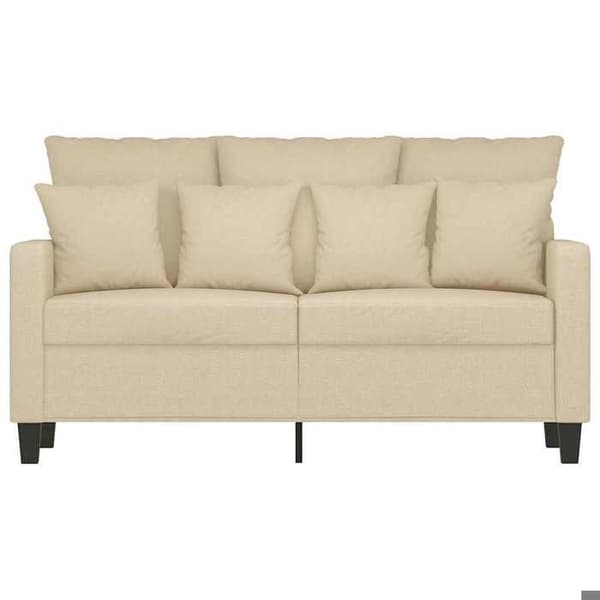 Maison Exclusive - 2-paikkainen sohva, kerma 120 cm kangas