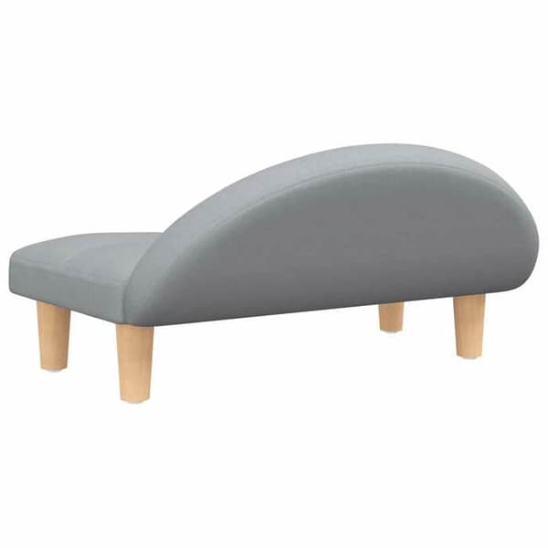 Maison Exclusive - Lysegrå hundeseng 70x52x30 cm stof ljusgrått