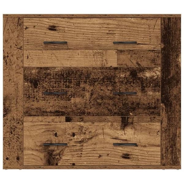Maison Exclusive - Buffé gammalt trä 80x33x70 cm ingenjörsträ