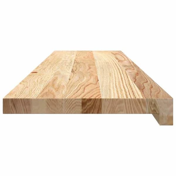 Maison Exclusive - Trappe trin 2 stk ubehandlet massiv egetræ