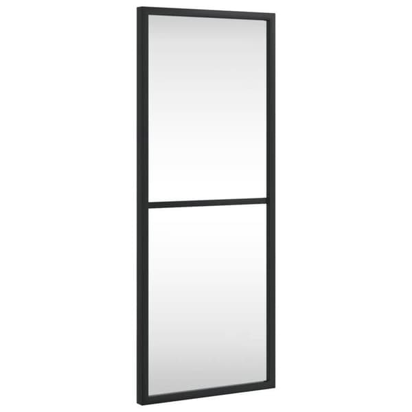 Maison Exclusive - Svart väggspegel 20x50 cm rektangulär järn Svart