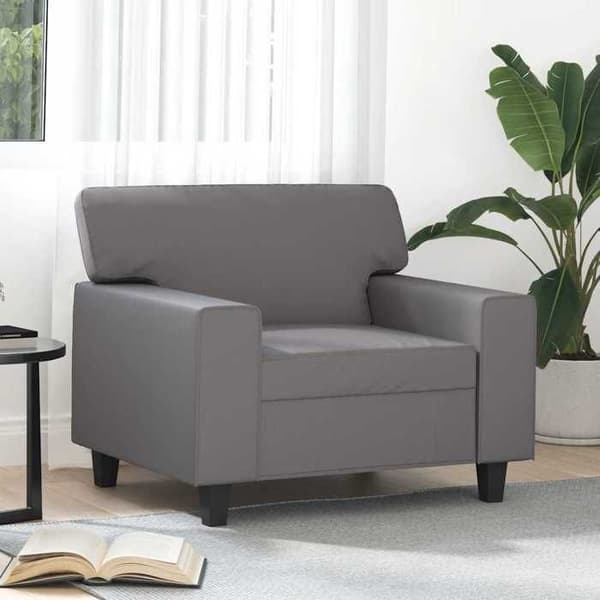 Maison Exclusive - Harmaa Tuoli 60 cm Keinonahkaa