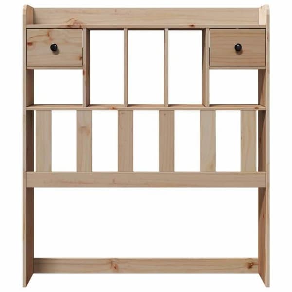 Maison Exclusive - Sänggavel med förvaring 100 cm massiv furu