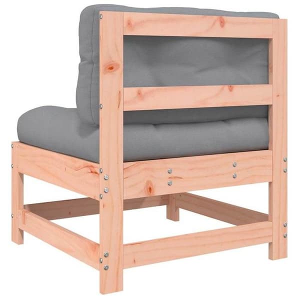 Maison Exclusive - Centrala soffor med kuddar 2 st massiv douglas